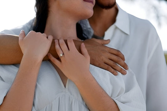 How to Wear a Wedding Band with an Engagement Ring