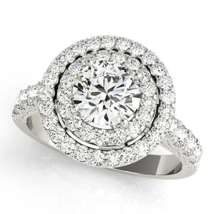The Fenix Double Halo Engagement Ring - Free Chérie Diamonds