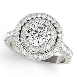 The Fenix Double Halo Engagement Ring - Free Chérie Diamonds
