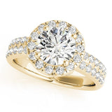 Imperial Multirow Halo Ring - Free Chérie Diamonds
