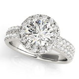 Imperial Multirow Halo Ring - Free Chérie Diamonds