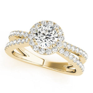 Statement Pavé Tower Engagement Ring - Free Chérie Diamonds
