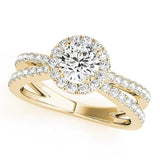 Statement Pavé Tower Engagement Ring - Free Chérie Diamonds
