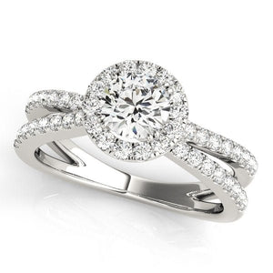Statement Pavé Tower Engagement Ring - Free Chérie Diamonds