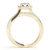 Statement Pavé Tower Engagement Ring - Free Chérie Diamonds