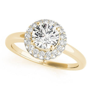 Solitaire Multi - Halo Engagement Ring - Free Chérie Diamonds