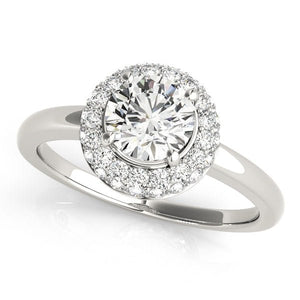 Solitaire Multi - Halo Engagement Ring - Free Chérie Diamonds