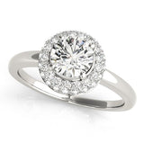 Solitaire Multi - Halo Engagement Ring - Free Chérie Diamonds