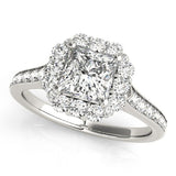 Versailles Halo Engagement Ring - Free Chérie Diamonds