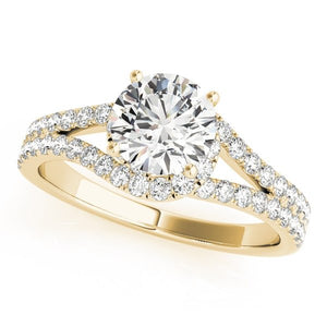 Luxe Veil Halo Engagement Ring - Free Chérie Diamonds