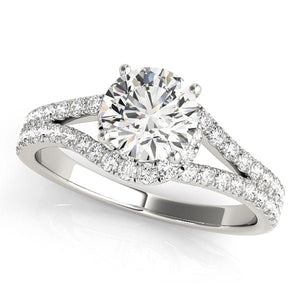 Luxe Veil Halo Engagement Ring - Free Chérie Diamonds