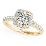 Gardenlight Halo Engagement Ring - Free Chérie Diamonds