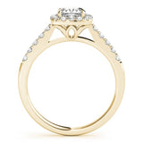 Gardenlight Halo Engagement Ring - Free Chérie Diamonds