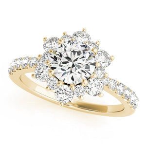 Waltz of Light Halo Ring - Free Chérie Diamonds