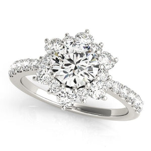 Waltz of Light Halo Ring - Free Chérie Diamonds