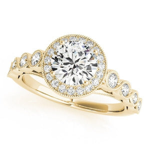 Midnight Whisper Halo Ring - Free Chérie Diamonds