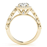 Midnight Whisper Halo Ring - Free Chérie Diamonds