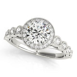 Midnight Whisper Halo Ring - Free Chérie Diamonds