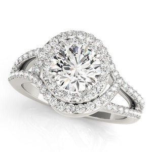 Diamond Galaxy Double Halo Ring - Free Chérie Diamonds