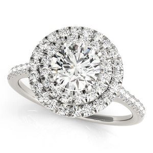 The Nocturne Double Halo Ring - Free Chérie Diamonds
