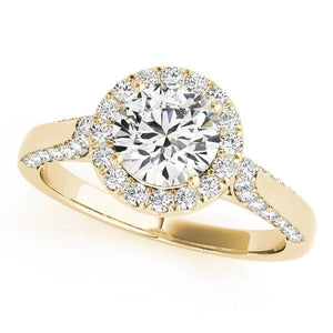 Promise Etched Engagement Ring - Free Chérie Diamonds