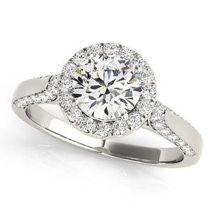 Promise Etched Engagement Ring - Free Chérie Diamonds