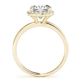 Solitaire Cushion - Cut Halo Engagement Ring - Free Chérie Diamonds