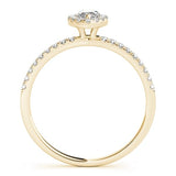 Halo Marquise Diamond Engagement Ring - Free Chérie Diamonds