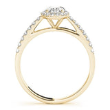 Oval - Cut Halo Engagement Ring - Free Chérie Diamonds