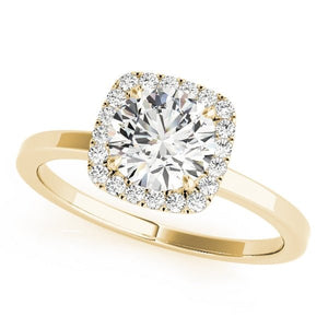 Galaxia Halo Engagement Ring - Free Chérie Diamonds