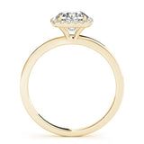 Galaxia Halo Engagement Ring - Free Chérie Diamonds