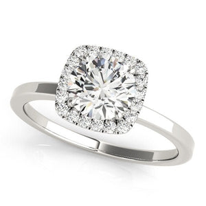 Galaxia Halo Engagement Ring - Free Chérie Diamonds