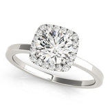 Galaxia Halo Engagement Ring - Free Chérie Diamonds