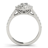 Aurette Double Halo Ring - Free Chérie Diamonds
