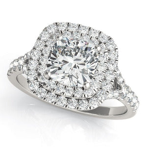 The Pavilion Double Halo Ring - Free Chérie Diamonds