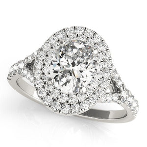 The Caela Double Halo Engagement Ring - Free Chérie Diamonds