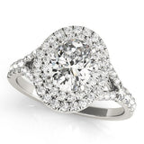 The Caela Double Halo Engagement Ring - Free Chérie Diamonds