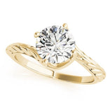 Spiral Bond Engagement Ring - Free Chérie Diamonds