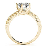 Spiral Bond Engagement Ring - Free Chérie Diamonds