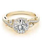 Palace Halo Engagement Ring - Free Chérie Diamonds