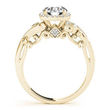 The Fiore Halo Engagement Ring - Free Chérie Diamonds