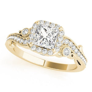 The Milou Halo Engagement Ring - Free Chérie Diamonds