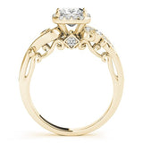 The Milou Halo Engagement Ring - Free Chérie Diamonds