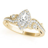 The Juliette Halo Engagement Ring - Free Chérie Diamonds