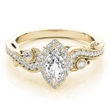 The Juliette Halo Engagement Ring - Free Chérie Diamonds