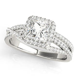 Grand Galaxy Rows Engagement Ring - Free Chérie Diamonds