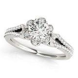 Dynasty Diamond Rows Engagement Ring - Free Chérie Diamonds