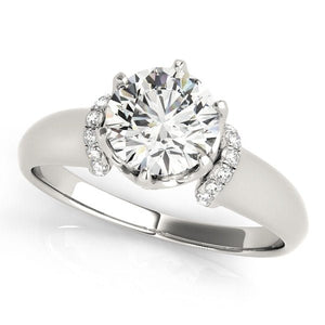 The Amour Crest Engagement Ring - Free Chérie Diamonds