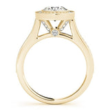 Grand Duchess Halo Engagement Ring - Free Chérie Diamonds