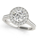 Grand Duchess Halo Engagement Ring - Free Chérie Diamonds